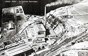 Oran - Port - Centrale Thermique - Vue aerienne